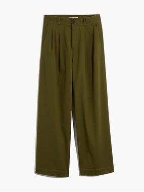 NWT Madewell Pleated Wide Leg Pants